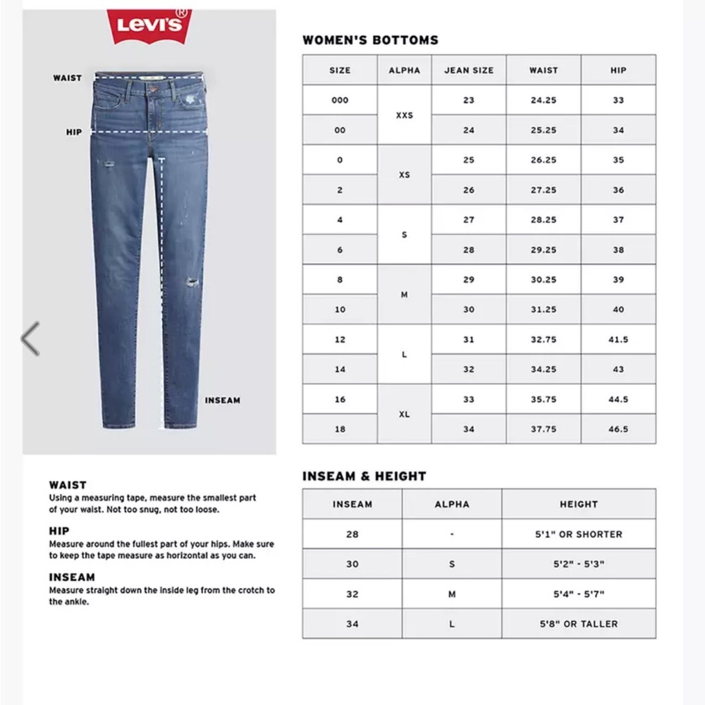LEVI’S Premium Ribcage Wide Leg Jeans - Picture 8 of 16